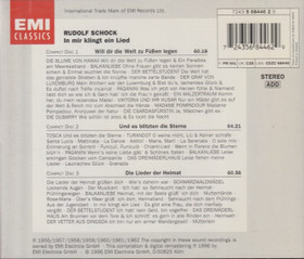 Rudolf Schock: In mir klingt ein lied 3CD (Käyt)