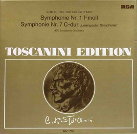 Dmitri Schostakowitsch / Arturo Toscanini: Symphonie Nr.1 F-moll 2LP 