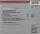 Schubert / Alfred Brendel: Sonata In B Flat, D.960 / Fantasia In C. CD