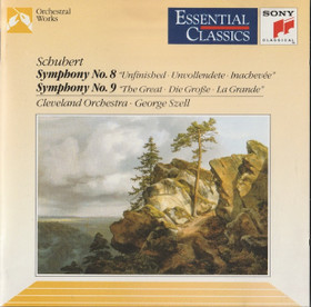 Schubert / Szell: Symphony No. 8 / Symphony No. 9. CD (Käyt)