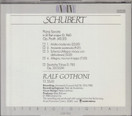 Schubert /Ralf Gothoni: Piano Sonata In B Flat Major D. 960. CD (Käyt)