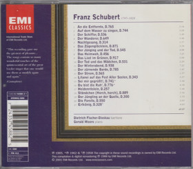 Franz Schubert /Dietrich Fischer-Dieskau /Gerald Moore: Lieder CD Käyt
