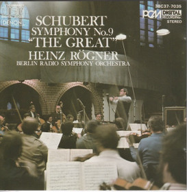 Schubert / Heinz Rögner: Symphony No.9 In C Major CD (Käyt. JPN)