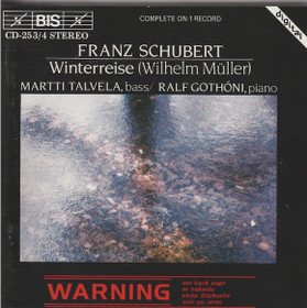 Schubert / Martti Talvela / Ralf Gothóni: Winterreise CD (Käyt)