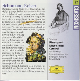 Robert Schumann / Kempff /I Kubelik: Pianoconcert CD (Käyt)