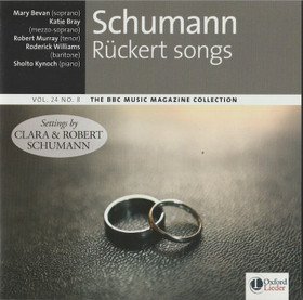 Robert & Clara Schumann: Rückert Songs CD (Käyt)