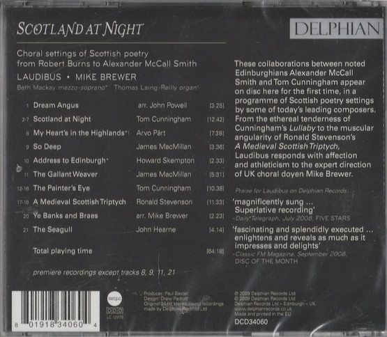 Laudibus / Mike Brewer: Scotland At Night CD (Mint)