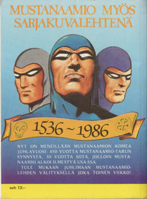 Semicin sarjakirja 110 - Mustanaamio K3 (Käyt)