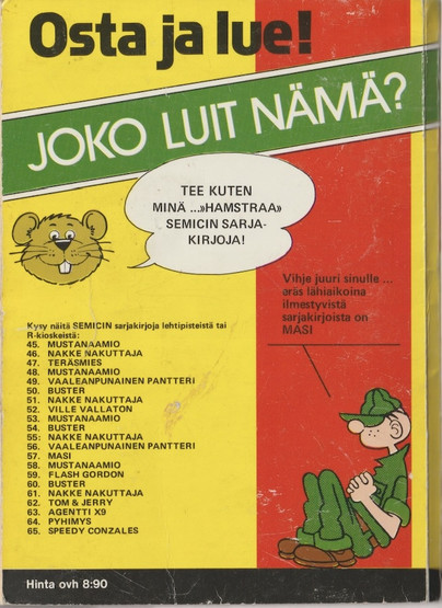 Semicin sarjakirja 66 - Vaaleanpunainen pantteri K3- (Käyt)