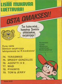Semicin sarjakirja 80 - Mustanaamio K3 (Käyt)