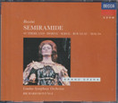 Rossini / Richard Bonynge: Semiramide 3CD (Käyt)