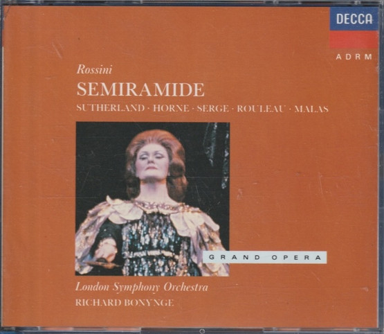Rossini / Richard Bonynge: Semiramide 3CD (Käyt)
