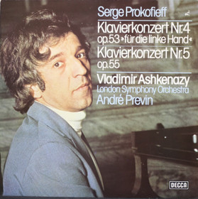 Serge Prokofieff: Klavierkonzert Nr. 4 & Nr. 5 (Käyt. LP)