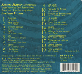 Sexteto Mayor: Trottoirs De Buenos Aires CD (Käyt)