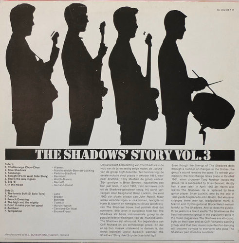 Shadows: The Shadows' Story Vol. 3 - Dance With The Shadows LP (Käyt)