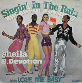 Sheila B. Devotion: Singin' In The Rain Including Love Me Baby LP Käyt