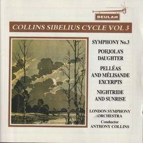 Jean Sibelius / Anthony Collins: Symphony No.3. CD (Käyt)