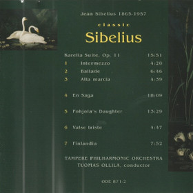 Sibelius / Tampere Philharmonic Orchestra /Ollila: Classic Sibelius CD