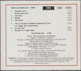 Jean Sibelius: Popular Sibelius CD (Käyt)
