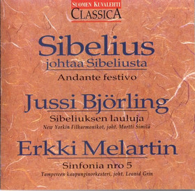 V/A: Sibelius/ Jussi Björling/ Erkki Melartin CD (Käyt)