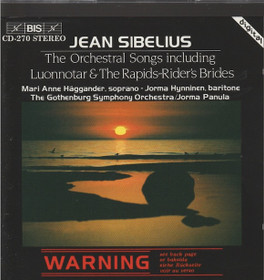 Jean Sibelius / Jorma Panula: The Orchestral Songs CD (Käyt)