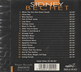 Sidney Bechet: Sidney Bechet CD Käyt