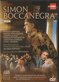 Verdi / Domingo / Calleja / Pappano: Simon Boccanegra 2xDVD (Käyt)