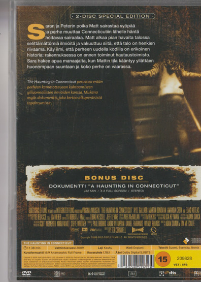 Haunting in Connecticut 2DVD (Käyt)
