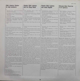 Sándor Déki Lakatos And His Gipsy Band: The Virtuoso Primas LP (Käyt)