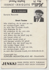 Suosikki-Jenkki keräilykortti N:o 71 - Sophie Pascal. K3 (Käyt)