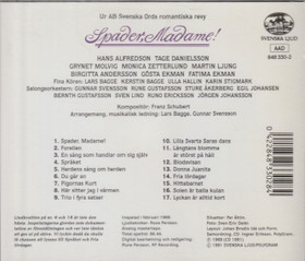 V/A: Spader, Madame! CD (Käyt)