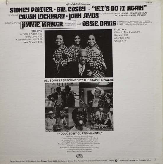 Staple Singers: Let's Do It Again (Original Soundtrack) LP (Käyt)