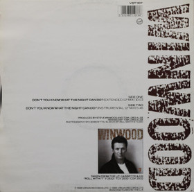 Steve Winwood: Don't You Know What The Night Can Do? 12