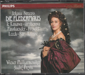 Johann Strauss /Te Kanawa /André Previn: Die Fledermaus 2CD Box (Käyt)