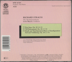 R. Strauss / The Cleveland Orchestra / Maazel: Don Juan etc. CD (Käyt)