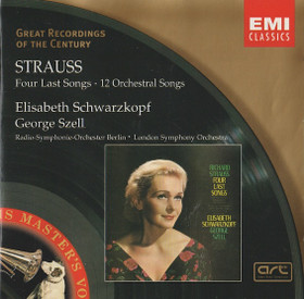 Strauss / Schwarzkopf: Four Last Songs - 12 Orchestral Songs CD (Käyt)