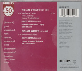 R. Strauss /Jessye Norman /Kurt Masur: Vier Letzte Lieder etc. CD Käyt