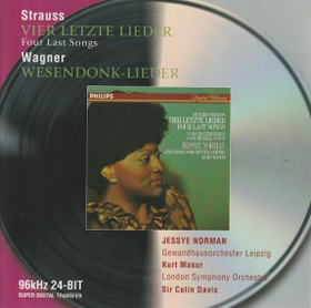 R. Strauss /Jessye Norman /Kurt Masur: Vier Letzte Lieder etc. CD Käyt