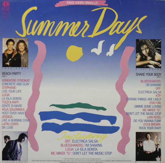 V/A: Summer Nights / Summer Days 2LP (Käyt)