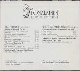 Suomalainen kamariorkesteri / Berglund / Saraste: Sibelius / Mozart