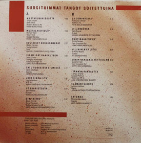 Seinäjoen orkesteri: Suosituimmat tangot soitettuina LP (Käyt)