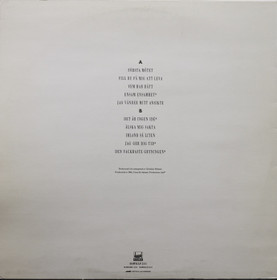 Susanne Alfvengren: Ibland så liten LP (Käyt)