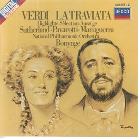 Verdi / Sutherland / Pavarotti / Bonynge: La Traviata (Highlights) CD