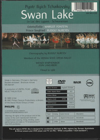 Tchaikovsky / Nureyev /Wiener Staatsopernballett: Swan Lake DVD (Käyt)