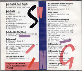 K-G Backholm: Swing And Ballads 5. CD (Käyt)