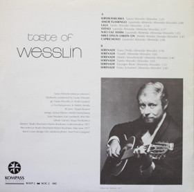 Taisto Wesslin: Taste Of Wesslin LP (Käyt)