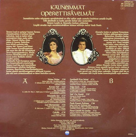 Tamara Lund & Alexandru Ionitza: Kauneimmat operettisävelmät LP (Käyt)