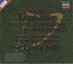 Wagner / Kollo / Ludwig / Sir Georg Solti: Tannhäuser 3CD Box (Käyt)