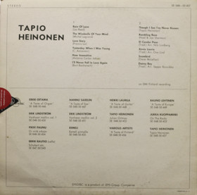 Tapio Heinonen: Tapio Heinonen LP (Käyt)