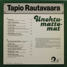 Tapio Rautavaara: Unohtumattomat 3. LP (Käyt)